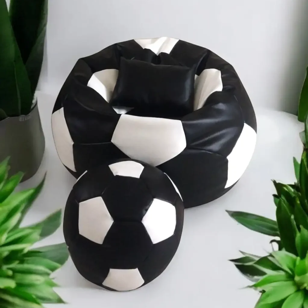 Football Shape Black & White