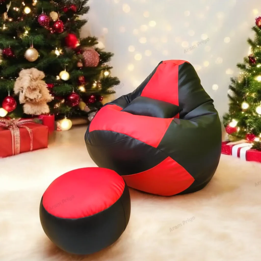 Pear Shape Red & Black