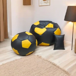 Football Shape Black & yellow