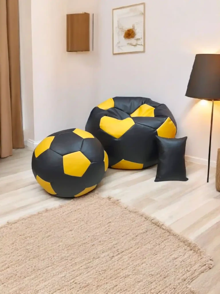 Football Shape Black & yellow