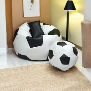 Football Shape White & Black