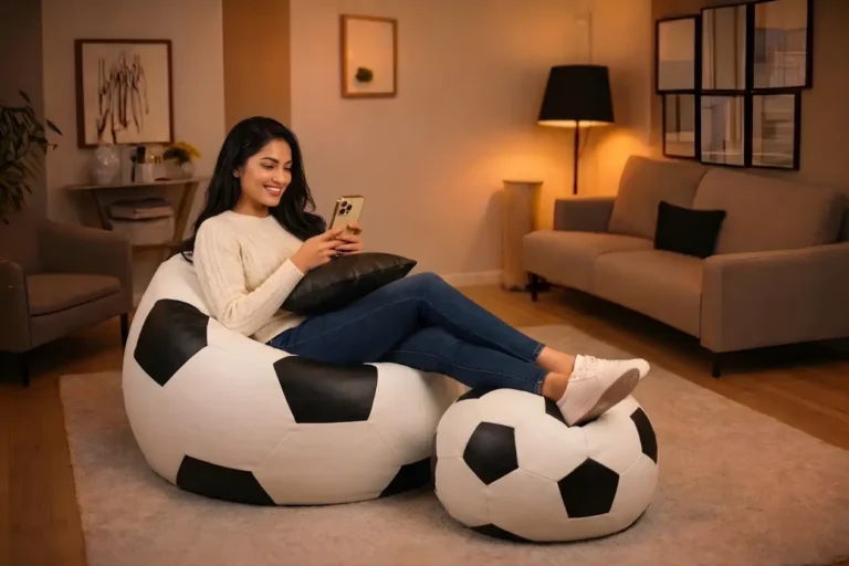 Football Shape White & Black